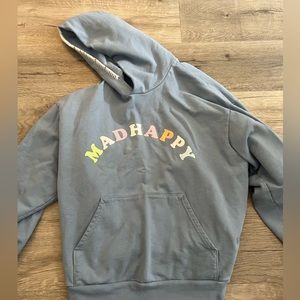 Mad happy pastels French terry hoodie